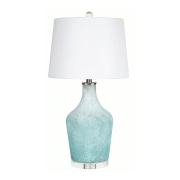 Picture of AQUA GLASS TABLE LAMP