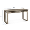 Picture of HOMEWORK GREY DESK W/DRAWERS
