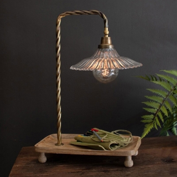 Picture of ANTIQUE GOOSENECK DESK LAMP