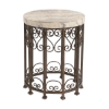 Picture of LOWERY ROUND METAL ACCENT TABLE
