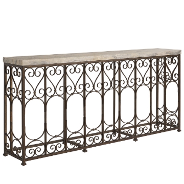 Picture of FLETCHER METAL CONSOLE TABLE