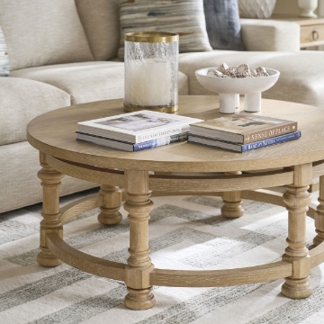 Picture of HOLLISTER ROUND COCKTAIL TABLE