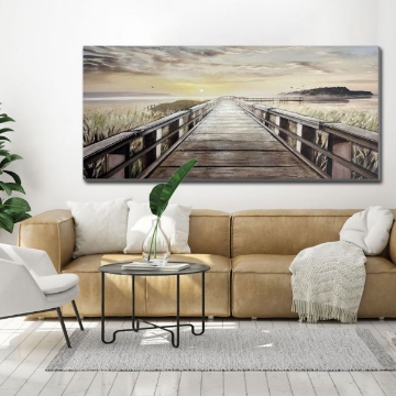 Picture of BOARDWALK IN THE SUN CANVAS