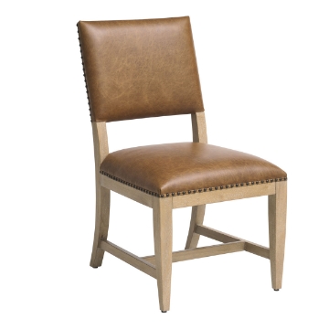 Picture of COLBURN LEATHER SIDE CHAIR