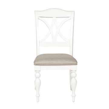Picture of SUMMER HOUSE WHT SLAT BK CHAIR