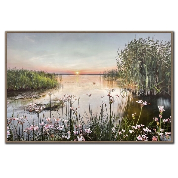 Picture of SUNSET MARSHLAND FRAMED ART