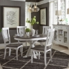 Picture of ALLYSON 5PC RND PED DINE SET