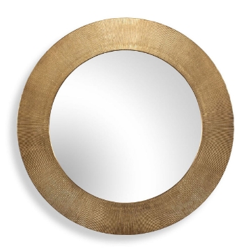 Picture of TANO 41" RND ANTQ GOLD MIRROR