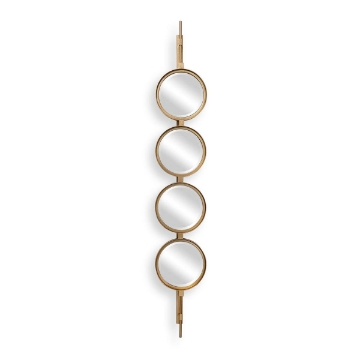 Picture of GOLD FRAME BUTTON MIRROR