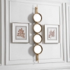 Picture of GOLD FRAME BUTTON MIRROR