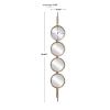 Picture of GOLD FRAME BUTTON MIRROR