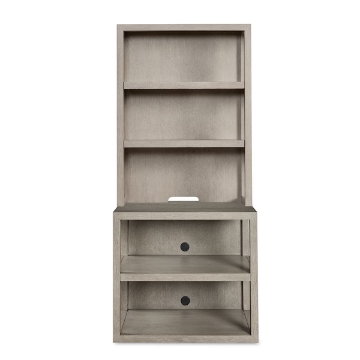 Picture of HOMEWORK GRY BOOKCASE W/HUTCH