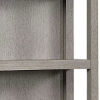 Picture of HOMEWORK GRY BOOKCASE W/HUTCH
