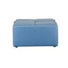 Picture of MINGLE SQ MED OTT W/WOOD TOP