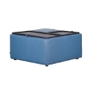 Picture of MINGLE SQ MED OTT W/WOOD TOP