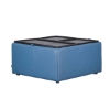 Picture of MINGLE SQ MED OTT W/WOOD TOP