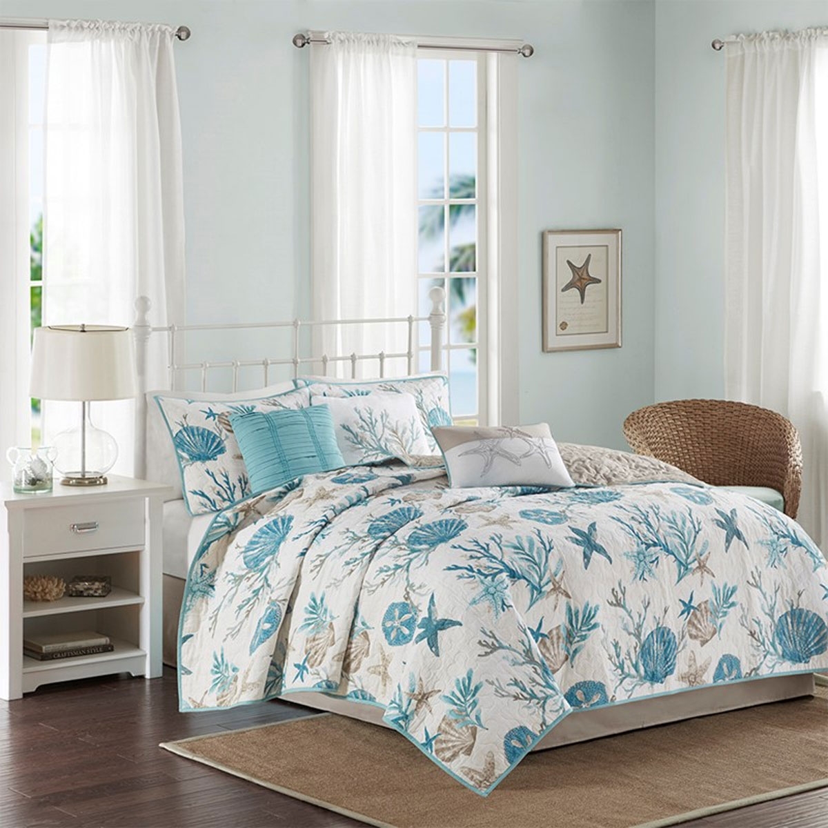 Picture of PBLE BEACH AQUA 6 PC KG SET