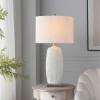 Picture of MALI SILVER LEAVE CARVED T-LAMP