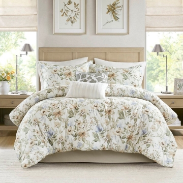 Picture of HERBAL FLORAL 6PC QN COMF ST