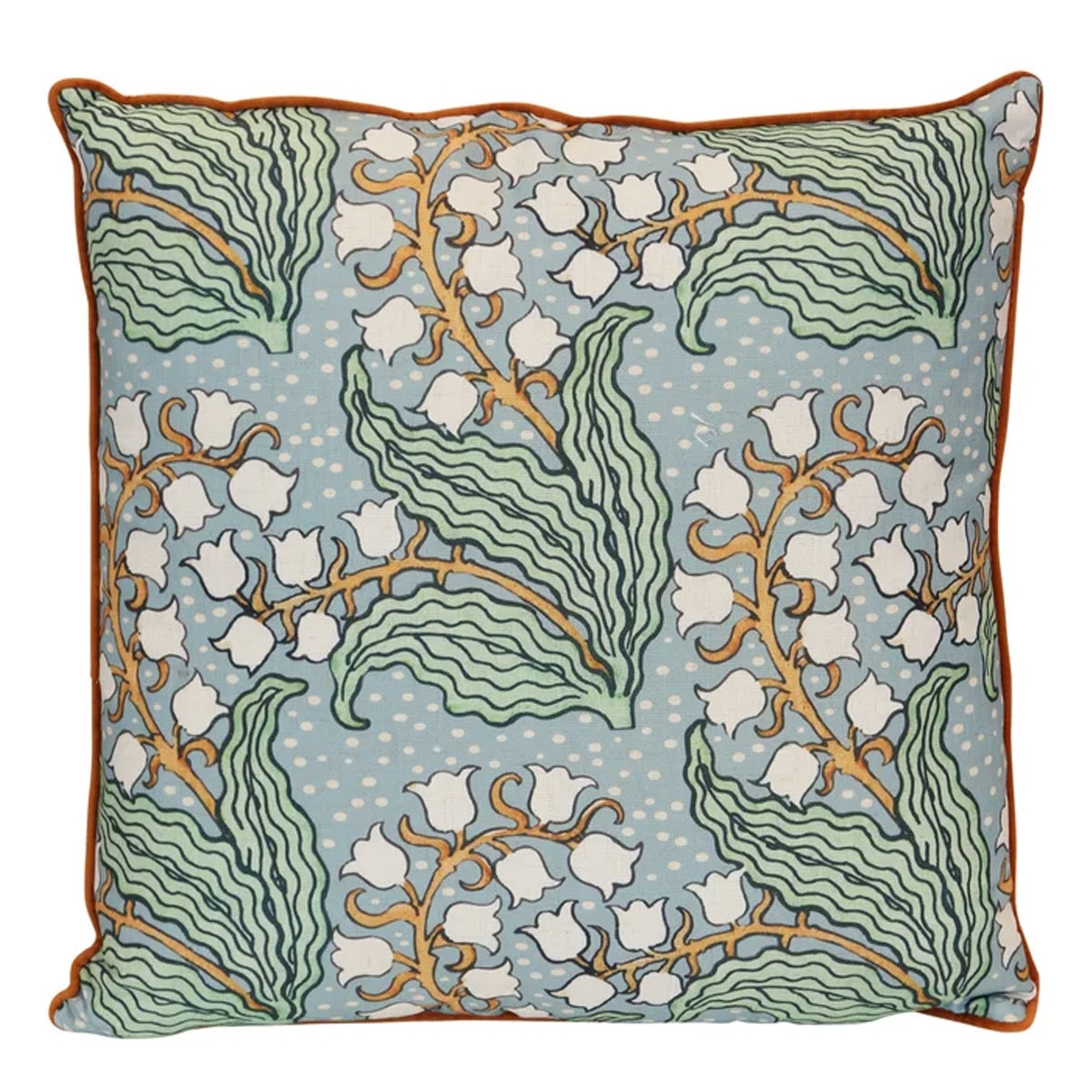 Picture of GRN/BLUE VNTG FLORAL 22X22 PLW
