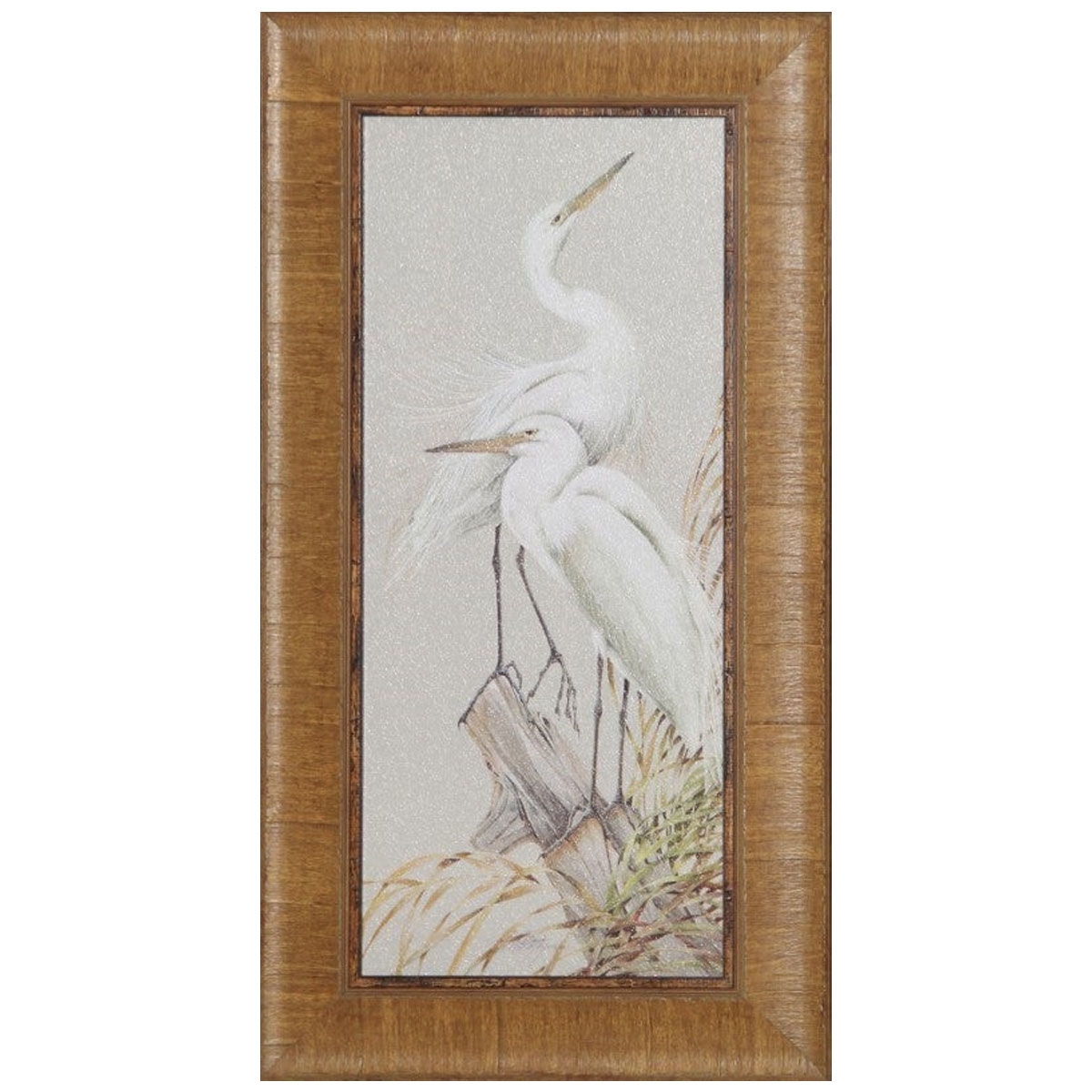 Picture of DBL WHITE EGRET ISLAND FRM ART