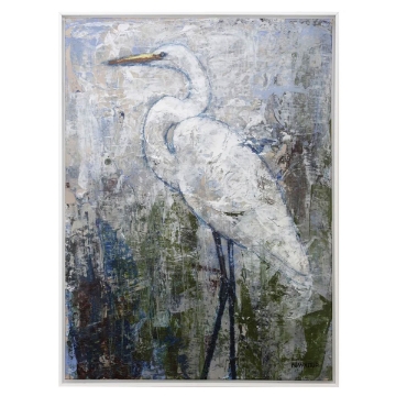Picture of WHT EGRET SOLITUDE II ART