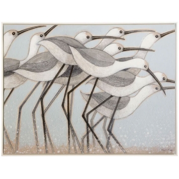 Picture of SHOREBIRD STRIDE FRAMED ART