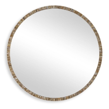 Picture of ODEON SHELL INLAY RND MIRROR
