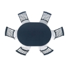 Picture of WESTPORT 48" ROUND NAVY TABLE