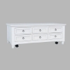 Picture of WESTPORT WHITE CASTERED LIFT COFFEE TABLE
