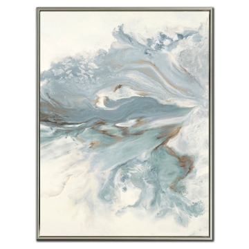 Picture of DRIFT AWAY BLUE WAVES ART