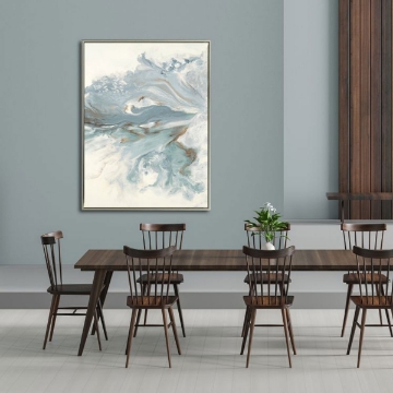 Picture of DRIFT AWAY BLUE WAVES ART