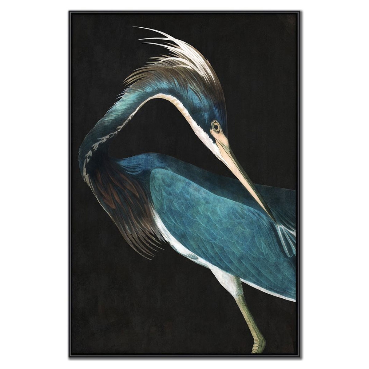 Picture of MAJESTIC BLUE HERON I ART