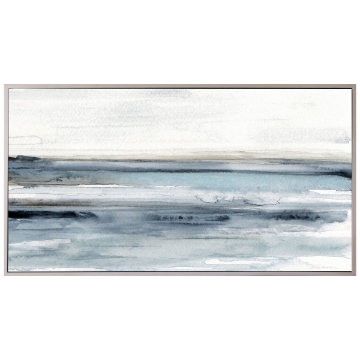 Picture of BLUE ABSTRACT CSTL FRAMED ART