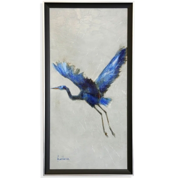 Picture of LEFT FACING BLUE HERON ART