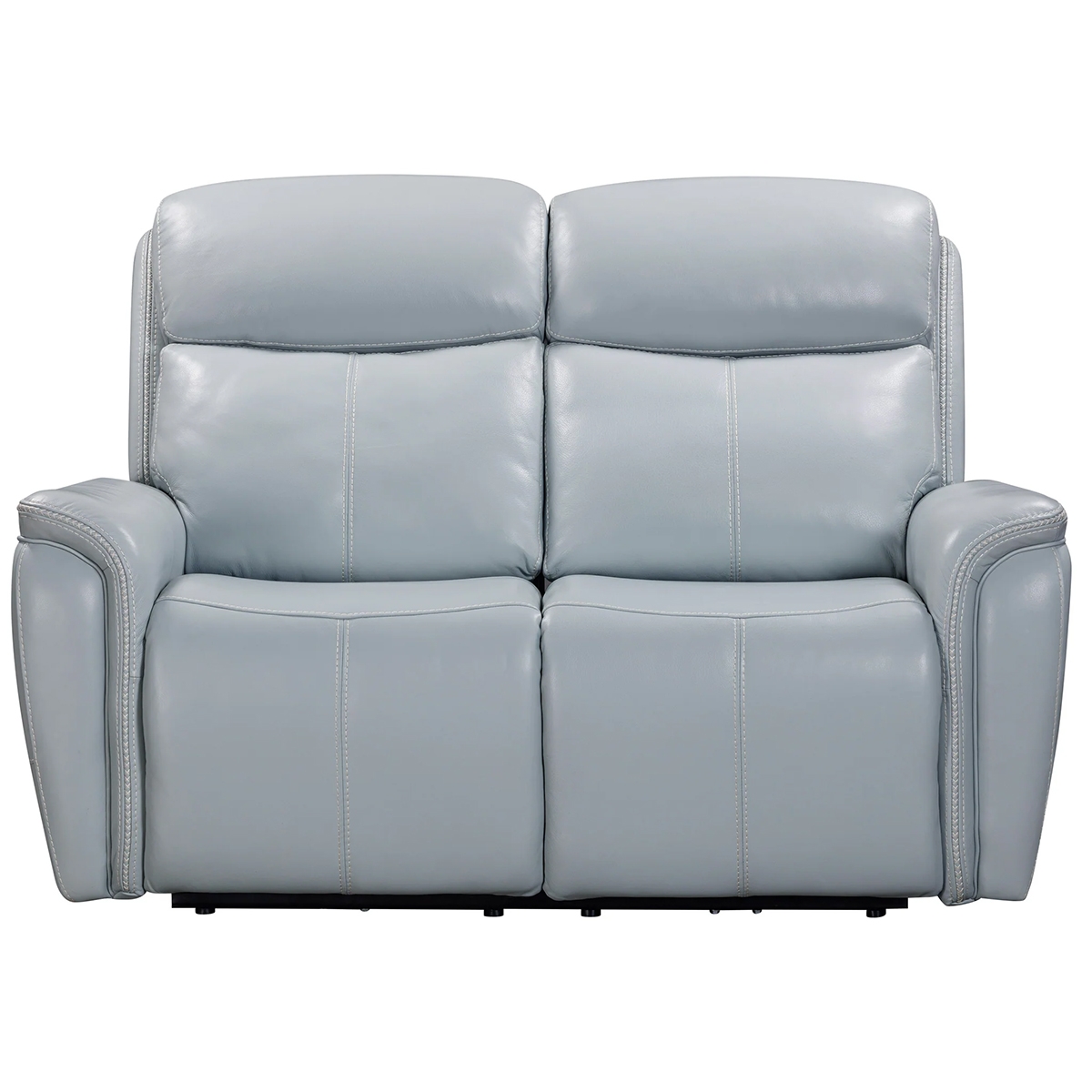 Picture of CASCADE LTHR MIST GRY PHR LOVESEAT