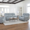 Picture of CASCADE LTHR MIST GRY PHR SOFA