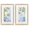Picture of CSTL CROWN WHT EGRET S/2 ART