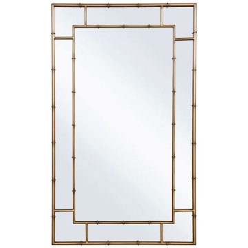 Picture of ANTQ GOLD BAMBOO MTL MIRROR