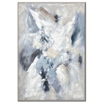 Picture of GLACIAL DREAM BLUE ABSTRACT