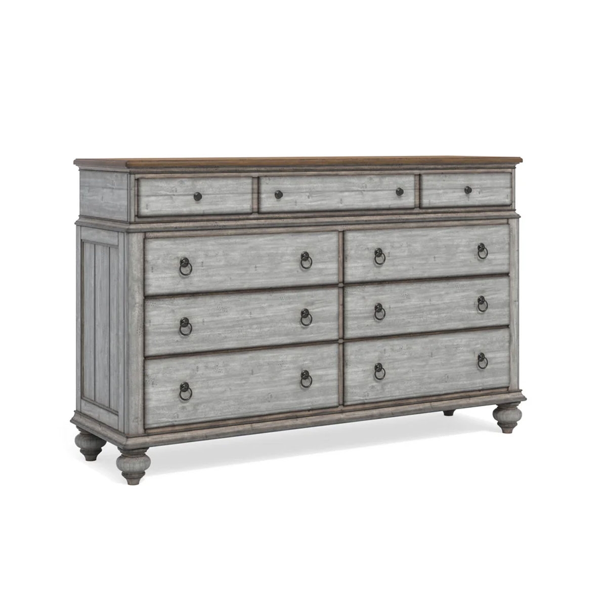 Picture of Plymouth 9 Drawer Double Dresser