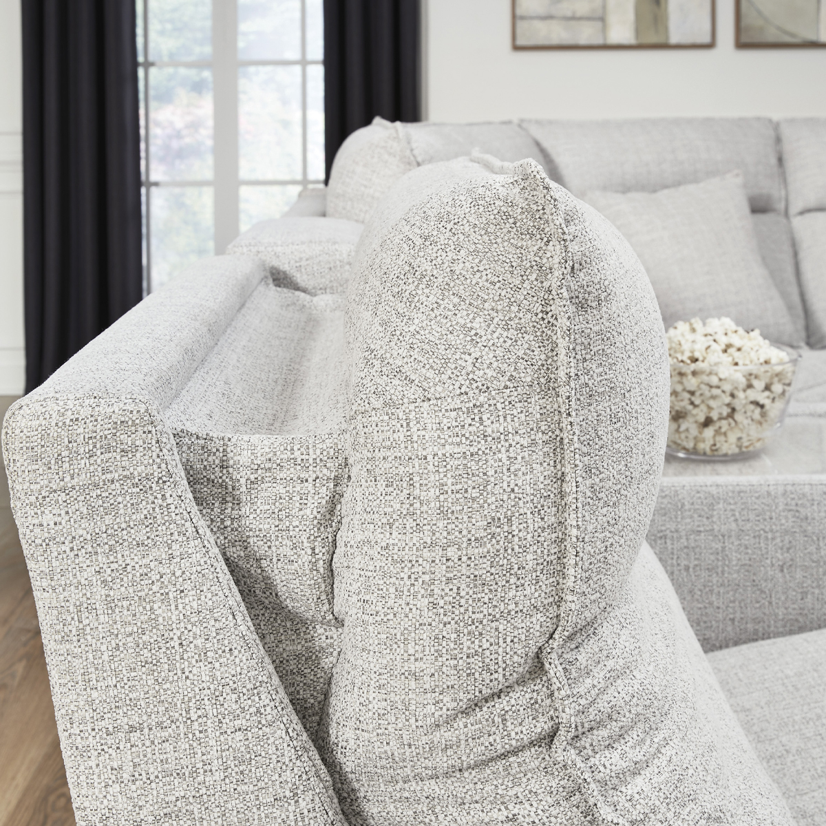 MODMAX II STONE 6PC SECTIONAL | Babette's Furniture