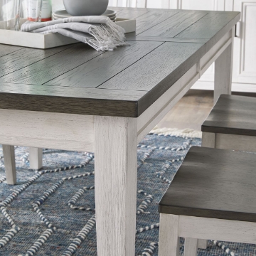 Picture of CARAWAY DINING TABLE W/18" LF