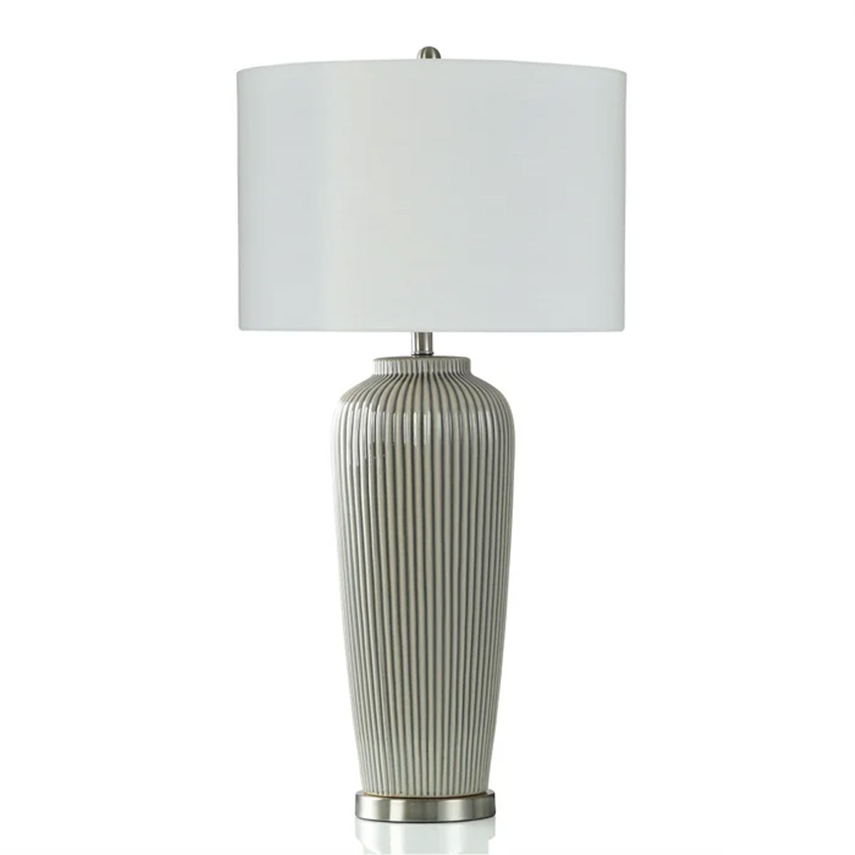 Picture of PRISTINE GRY MTL/CER T-LAMP