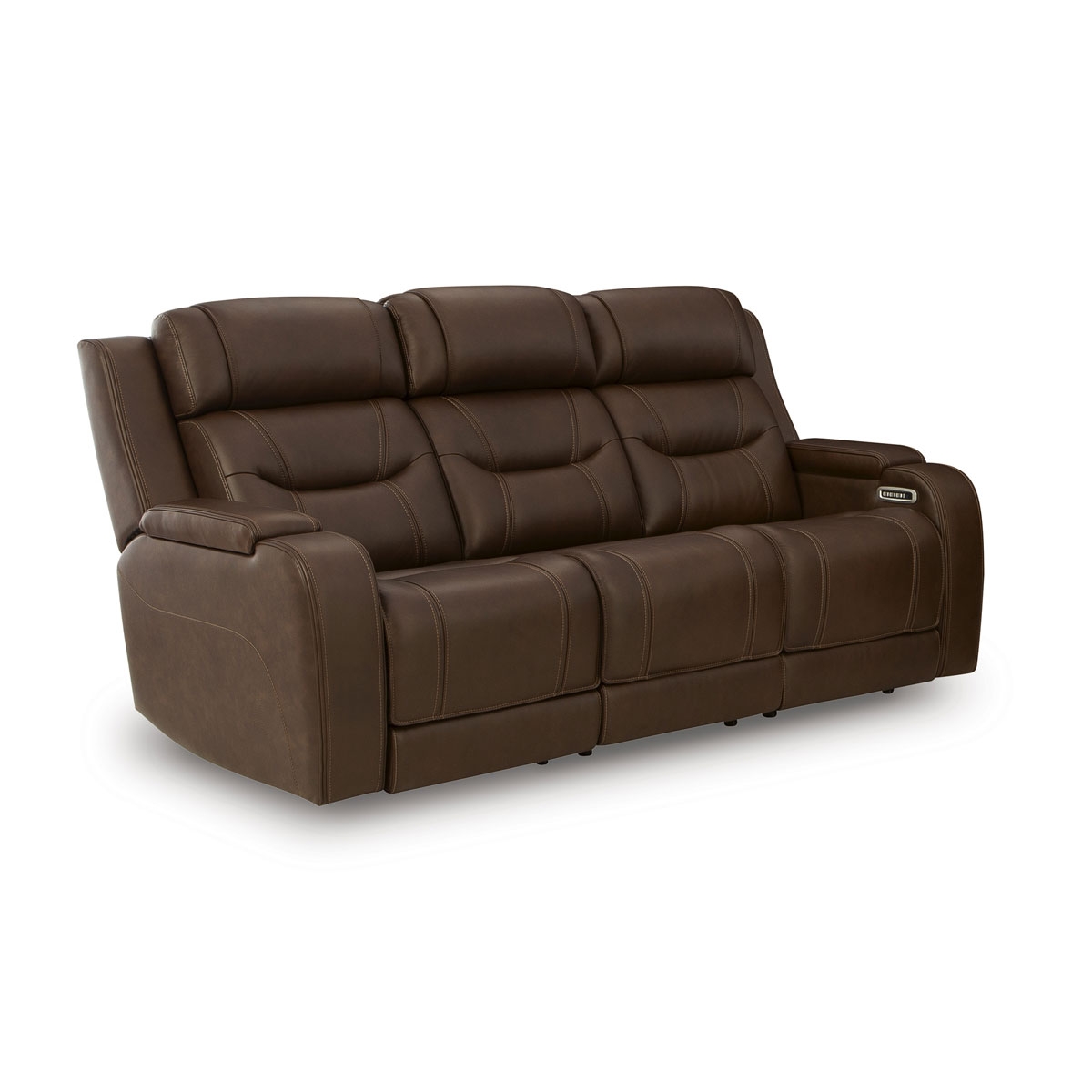 Picture of KNIGHTINGTON SOFA W/ AUDIO IN BROWN