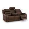 Picture of KNIGHTINGTON SOFA W/ AUDIO IN BROWN