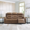 Picture of KNIGHTINGTON SOFA W/ AUDIO IN CARAMEL