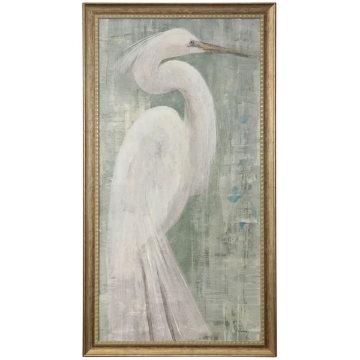 Picture of COASTAL EGRET I FRAMED ART