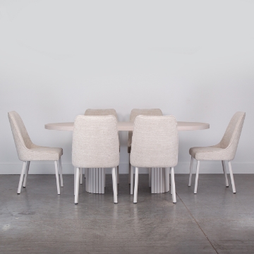 Picture of COVE TBL W/6 OLIVIA CHR DINING
