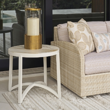 Picture of SAND DUNE ROUND END TABLE